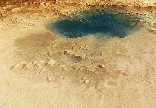 Появилась новая версия о природе подземных озер на Марсе