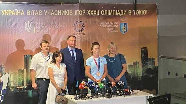 В Киеве встретили бронзовую призершу Олимпийских игр Элину Свитолину