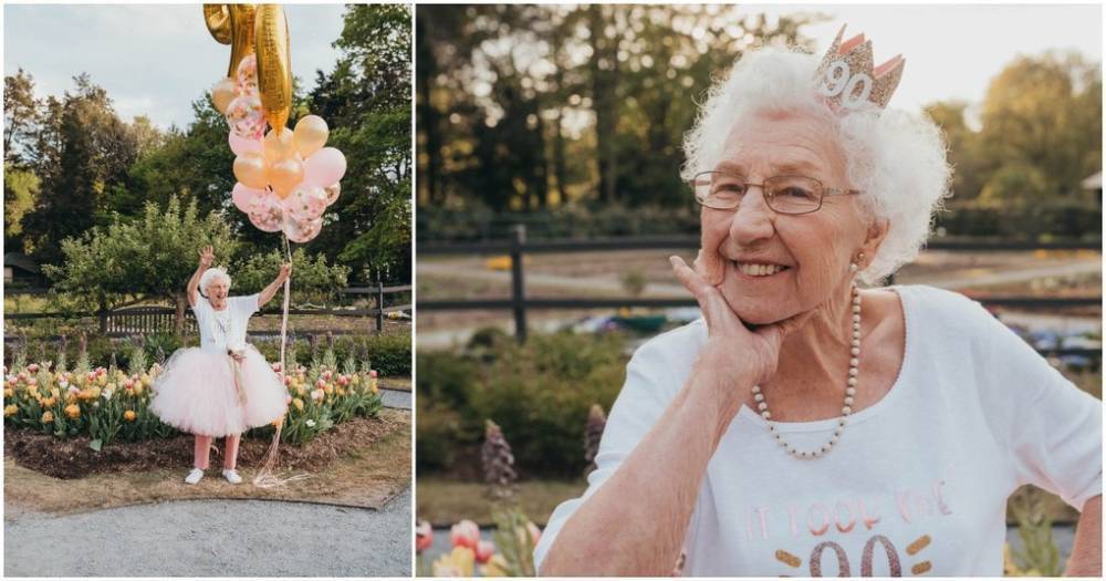 Благодаря внучке, у 90-летней бабушки был день рождения, как у принцессы