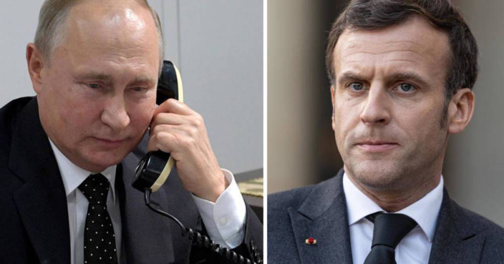 Путин и Макрон обсудили ситуацию в Афганистане и кризис на Украине