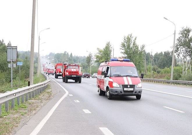 Рязанские спасатели отправились на тушение пожаров в «Заповедной Мордовии»