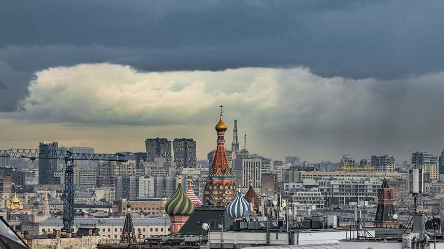 Облачная погода и дождь ожидаются в Москве 21 августа