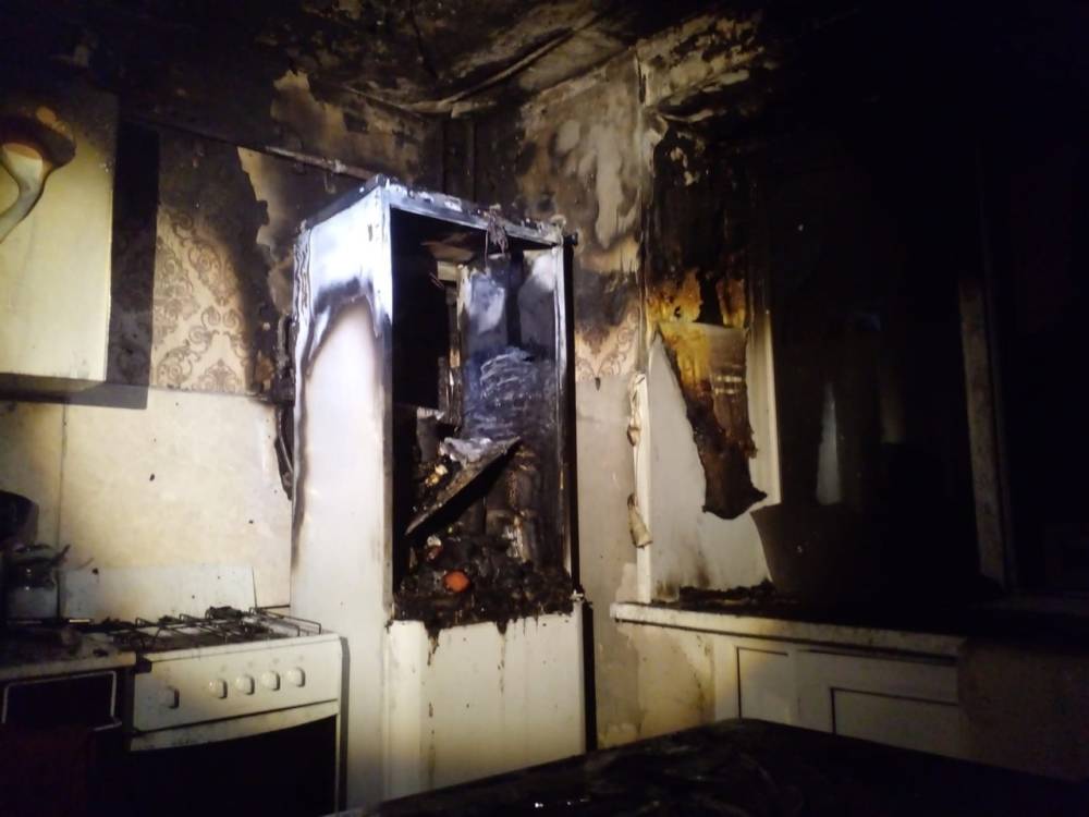 В Башкирии пожар почти уничтожил комнату в квартире