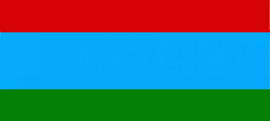 Над столицей Якутии засверкают цвета флага Карелии