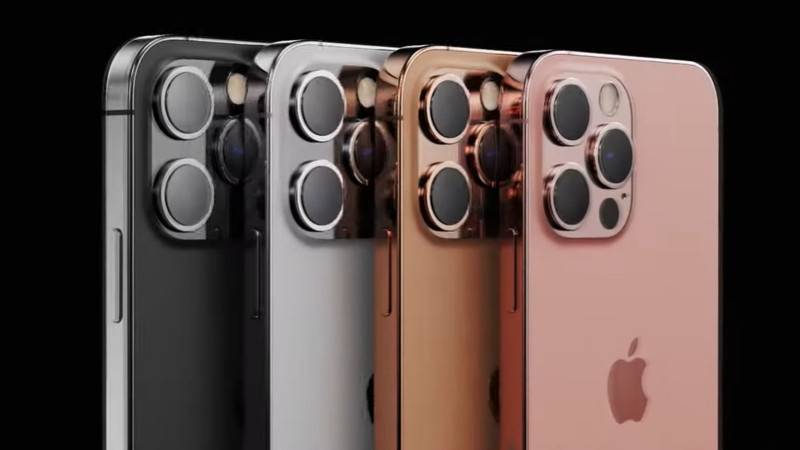 Новый iPhone 13 Pro в цветах Sunset Gold и Rose Gold показали в Сети