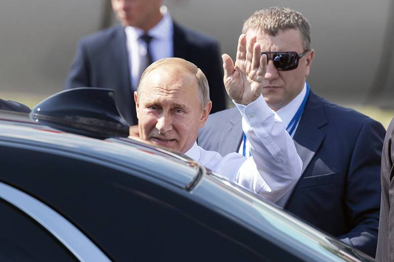 Путин прибыл в Нижний Новгород на торжества к 800-летию города