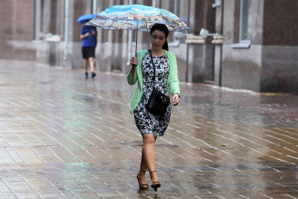 На будущей неделе петербуржцев ожидает дождливая и ветреная погода