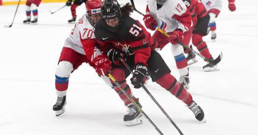 Российские хоккеистки проиграли Канаде в матче чемпионата мира
