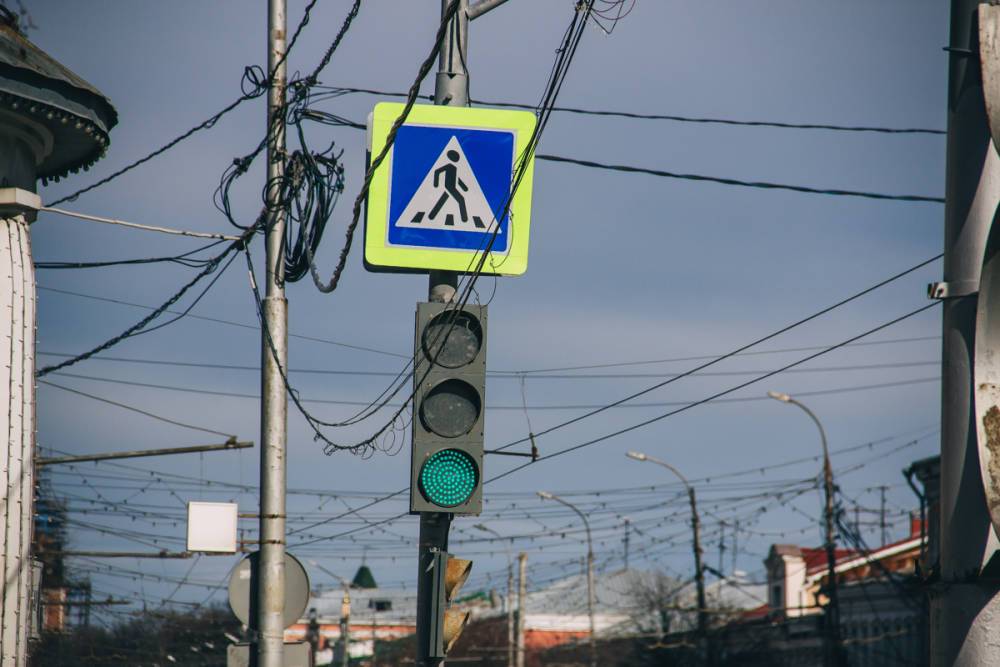 В Рязанской области установят пять новых пешеходных светофоров