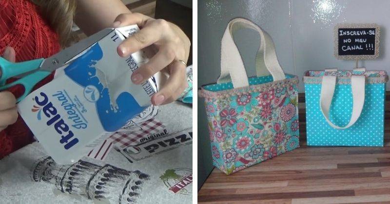 Девушка нашла отличный способ использовать коробки от молока