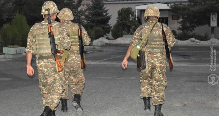 Учебная тревога объявлена в одной из воинских частей пятого корпуса ВС Армении