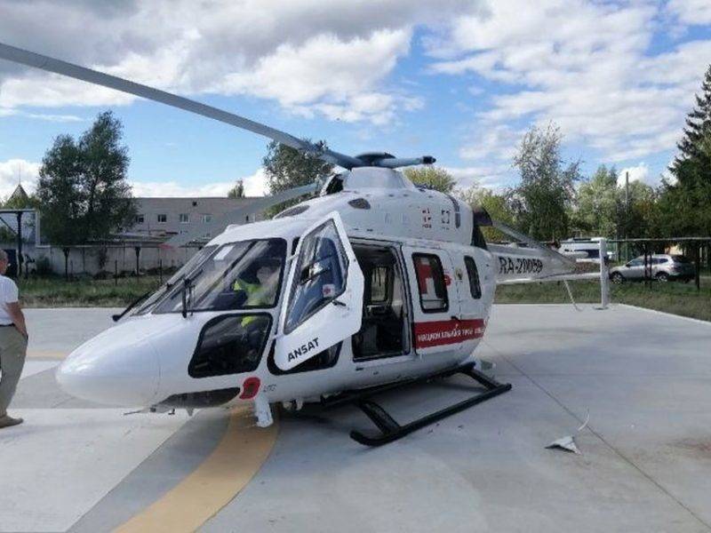 Оторвалась лопасть: в Иваново вертолет санавиации совершил жесткую посадку