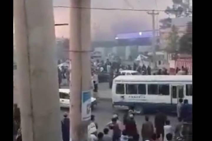 В аэропорту Кабула начался крупный пожар