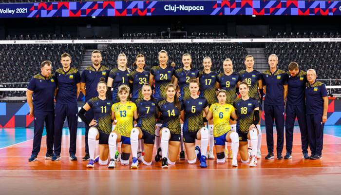 Украина обыграла Швецию на женском чемпионате Европы по волейболу