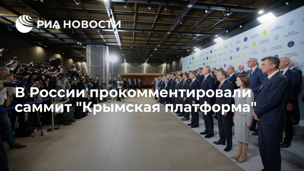 В России прокомментировали итоги саммита "Крымская платформа" в Киеве