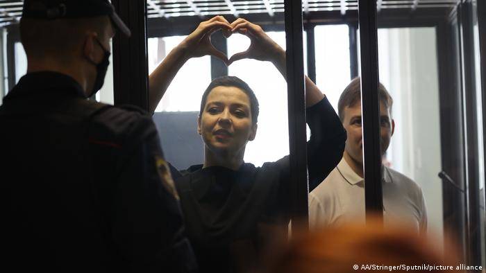 Мария Колесникова в суде опровергает все обвинения против себя