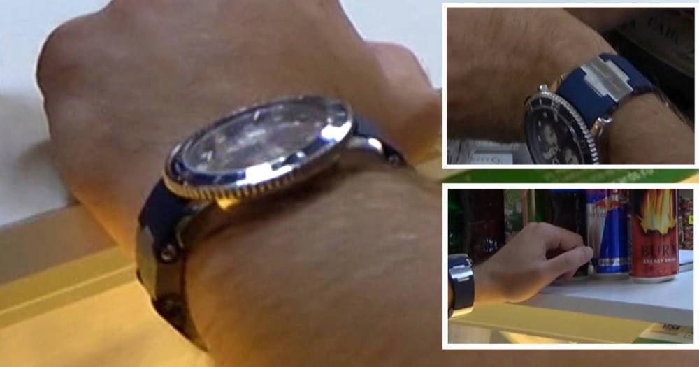 Участник рейда по запрещенке засветил часы "дорогого бренда"