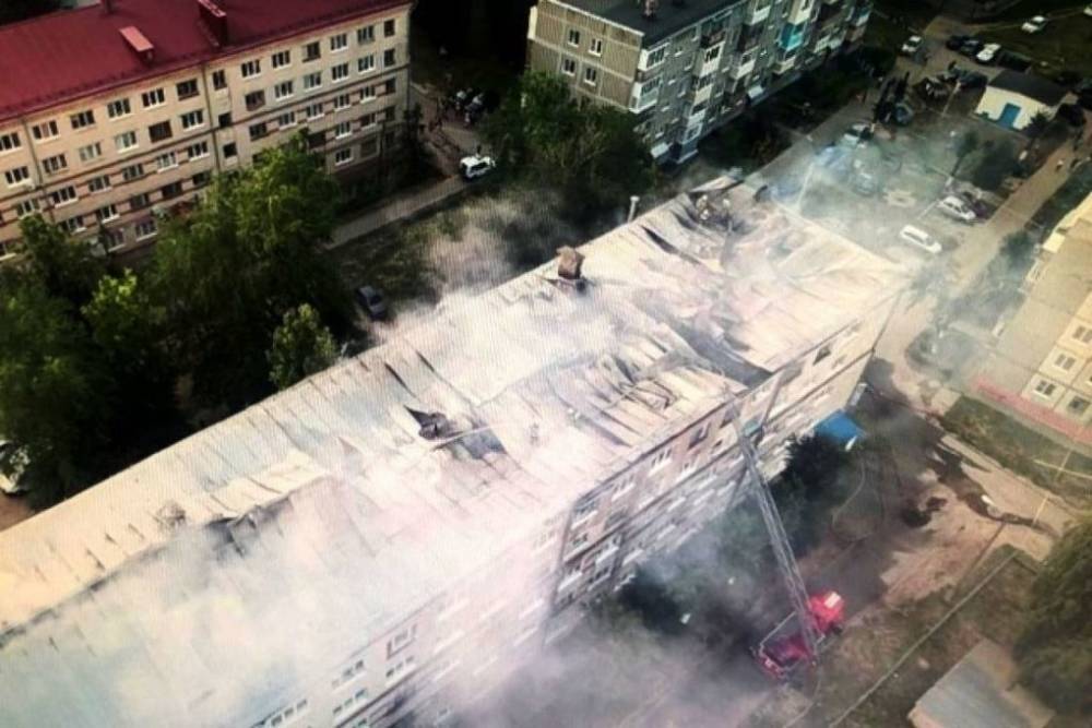 Жильцам пострадавшего от пожара дома в Новочебоксарске выплатят по 10 тысяч рублей