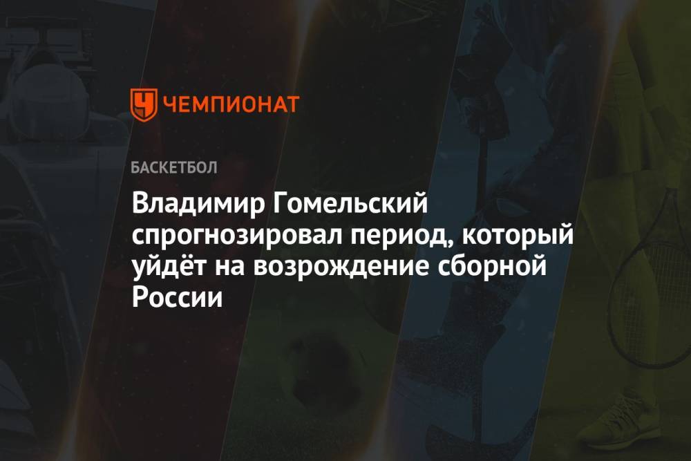 Владимир Гомельский спрогнозировал период, который уйдёт на возрождение сборной России