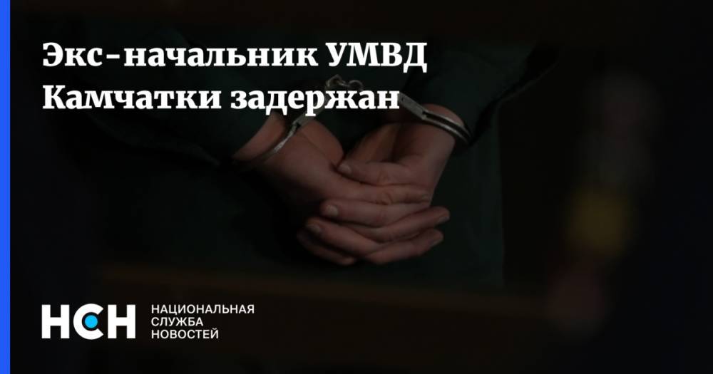 Экс-начальник УМВД Камчатки задержан