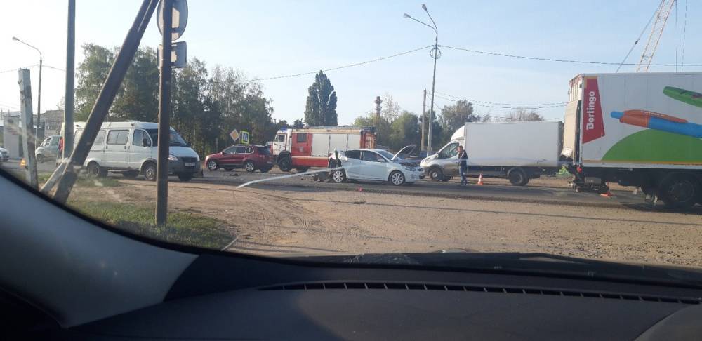 В ДТП на трассе М5 в Рязани пострадал человек