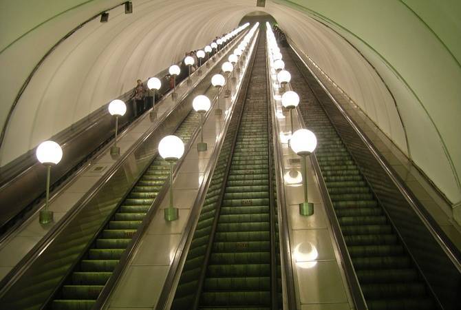 В Киеве пассажиры метро подрались на эскалаторе