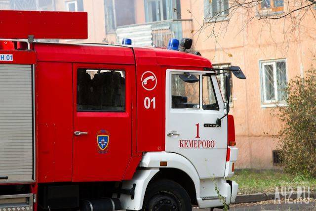 В Рудничном районе Кемерова произошёл пожар