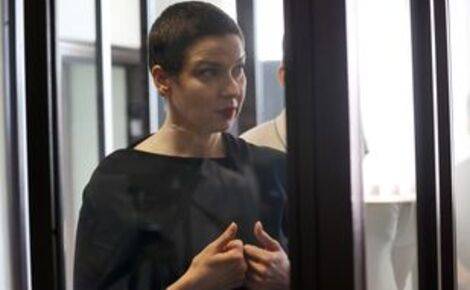 В Минске начался суд над Марией Колесниковой и Максимом Знаком.