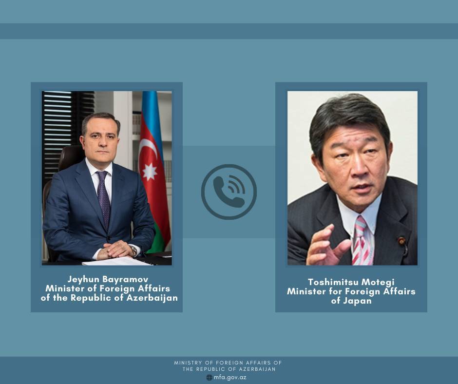 Состоялся телефонный разговор между главами МИД Азербайджана и Японии