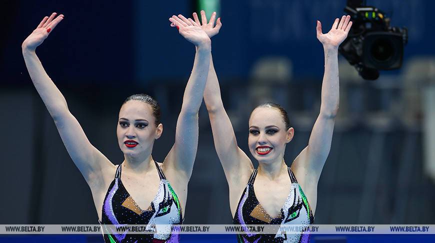 Белорусские синхронистки заняли 11-е место в олимпийском финале дуэтов