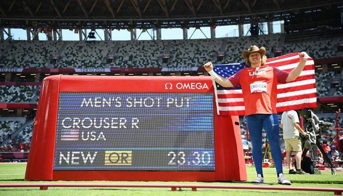 Американец Краузер выиграл золото Олимпийских игр в толкании ядра