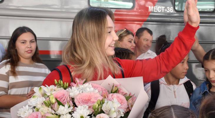 Участницу Олимпийских игр Елену Герасимову встретили в Чебоксарах