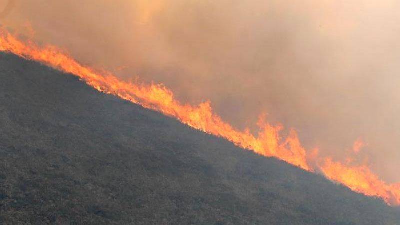 В Агсуинском районе локализуют пожар в высокогорном селе