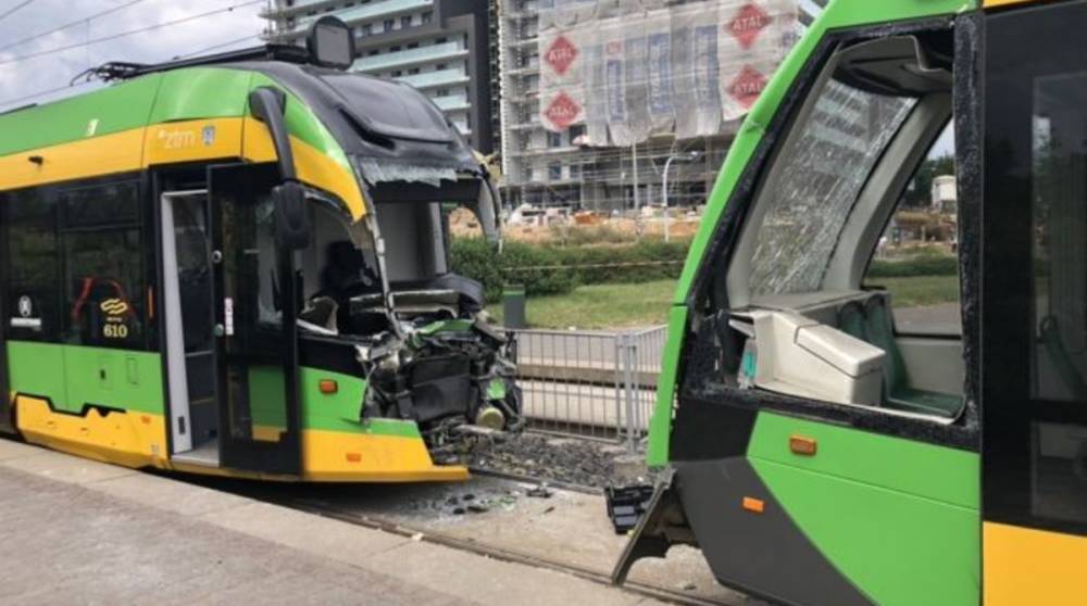 В Польше столкнулись два трамвая, пострадало более 30 человек