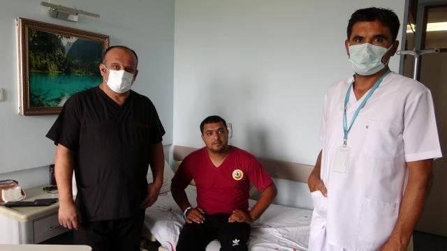 Состояние здоровья азербайджанского пожарного, прооперированного в Турции, улучшилось (ФОТО)