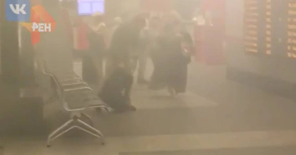 Пожарные ликвидировали возгорание на Киевском вокзале в Москве