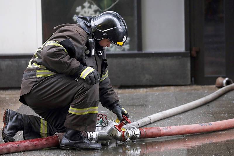 В здании Киевского вокзала в Москве произошел пожар