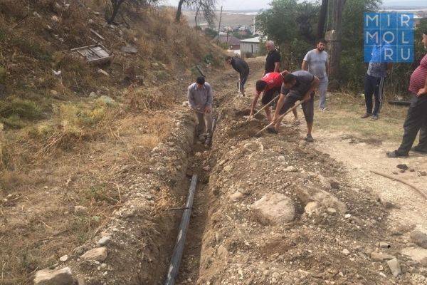 В селе Уллубийлаул Карабудахкентского районе проложен новый водопровод