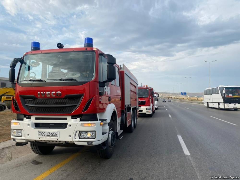 Четвертая группа пожарно-спасательных подразделений МЧС Азербайджана отправится в Турцию