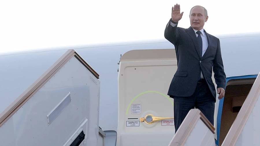 Путин прибыл с рабочим визитом в Челябинскую область