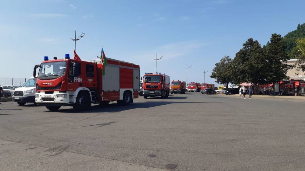 Третья группа пожарно-спасательных сил МЧС Азербайджана прибыла в Турцию (ФОТО/ВИДЕО)