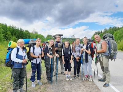 По следам экспедиции Беринга прошли московские школьники пешком из Осы до Кунгура