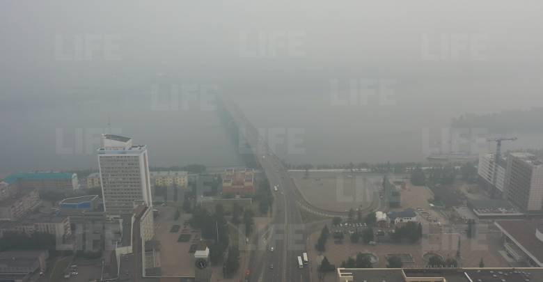 В Красноярске ввели режим "чёрного неба" из-за дыма от пожаров в Якутии