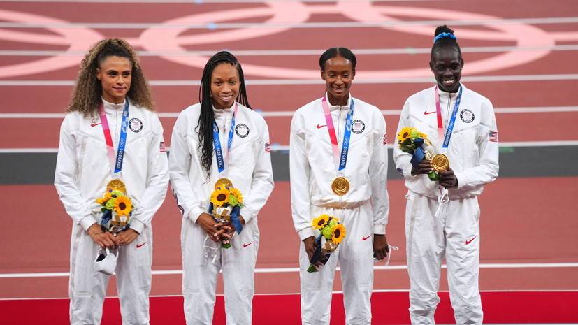Американские легкоатлетки стали олимпийскими чемпионками в эстафете