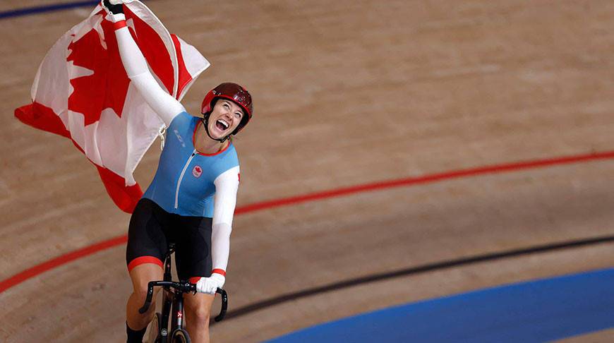 Канадская велосипедистка Келси Митчелл первенствовала на Играх в индивидуальном спринте