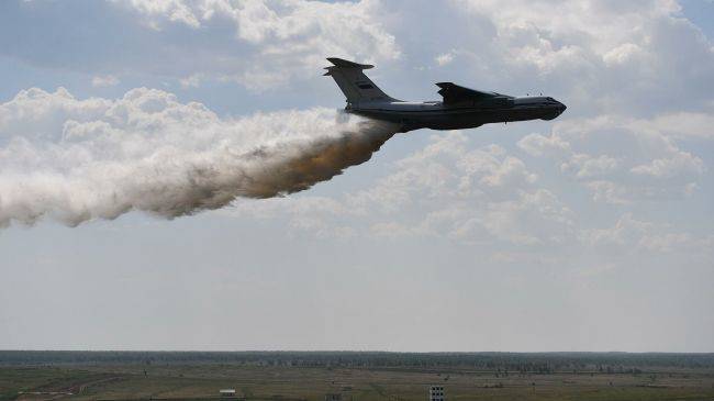 В Мордовии лесные пожары тушит авиация Минобороны россии