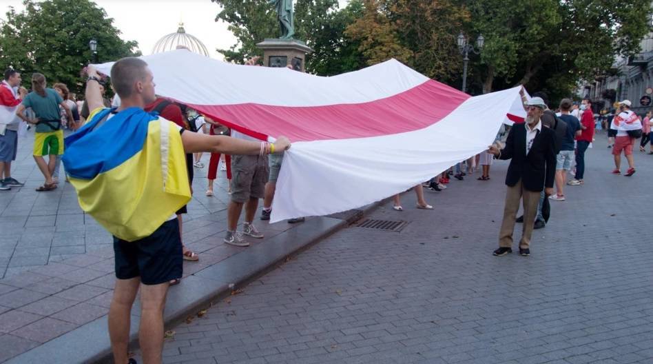 В Одессе протестовали белорусы: в чем причина?