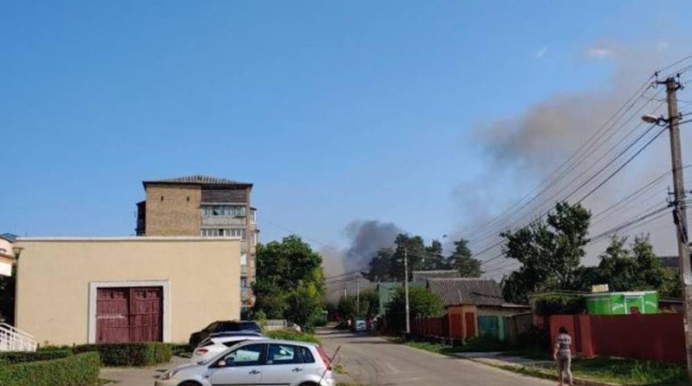 В Буче произошел масштабный пожар в жилом доме