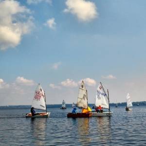 Красота паруса: в Запорожье соревновались юные яхтсмены из трех городов. Фото