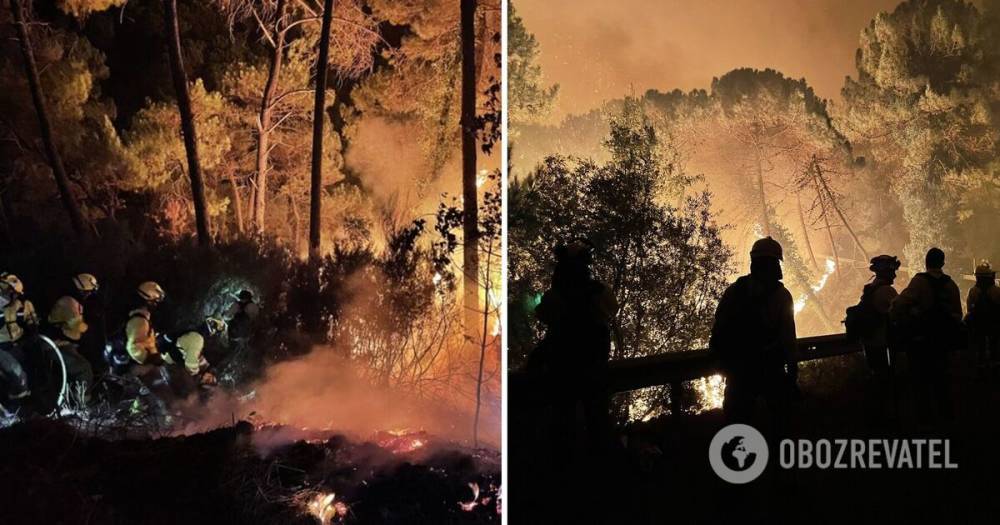 Лесной пожар в Испании – сотни людей эвакуировали, фото, видео и последние новости